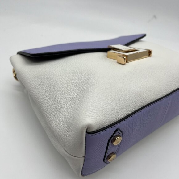 Lodis Periwinkle And White Envelope Crossbody Bag - Picture 6 of 10